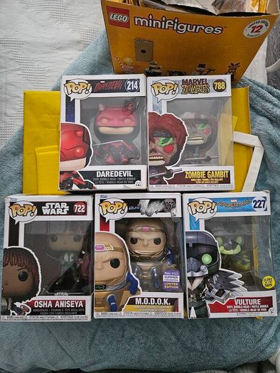 Variety of funko pops