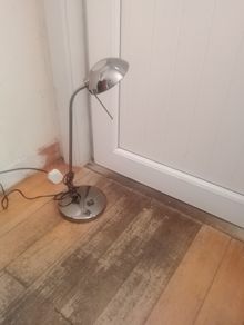 chrome dimmer lamp
