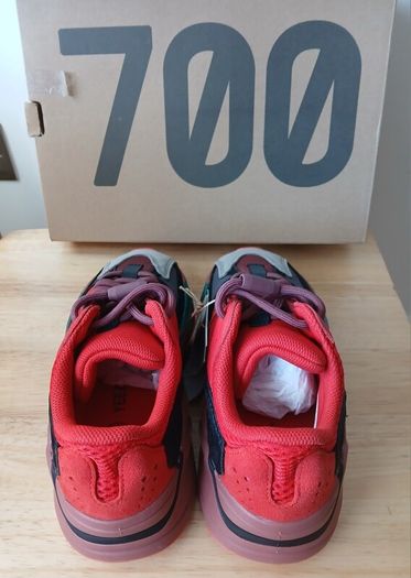 Adidas Yeezy Boost 700 Hi-Res Red - UK 3.5/EU 36 - New in Box