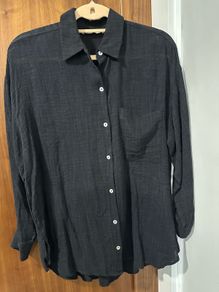 Pull & Bear cotton oversized shirt