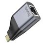 Hoco UA35 Type-C to RJ45 Adapter Grey Image 3