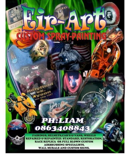 custom spray painting and airbrushing