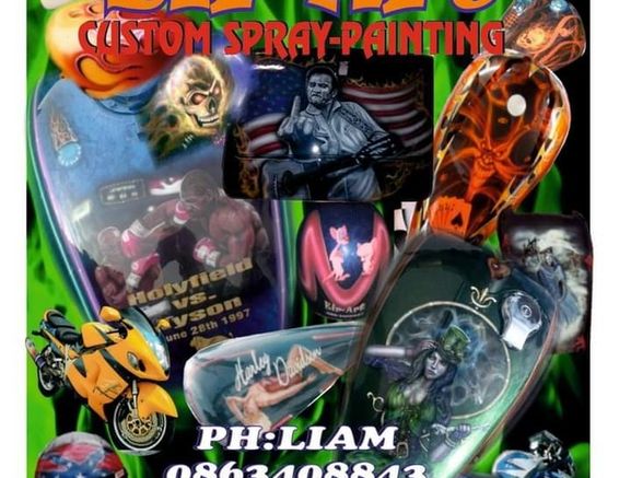 custom spray painting and airbrushing