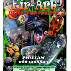 custom spray painting and airbrushing