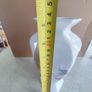 Vintage ELPEC Floral Vase Porcelain Ceramic 24cm Tall Image 2