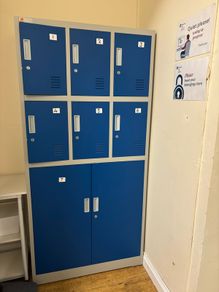 set of lockers