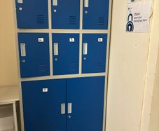 set of lockers