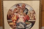 Vintage Michelangelo Doni Tondo Framed Print