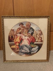 Vintage Michelangelo Doni Tondo Framed Print