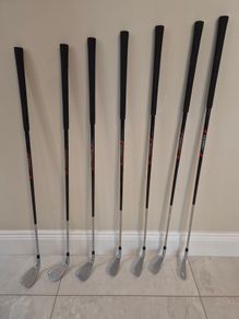 KASMAX P770 Forged Irons 4 to PW Stiff Steel Shafts in Excellent Condition
