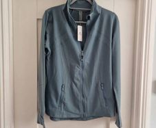 Powercut bnwt aqua zip up lycra jacket size 16