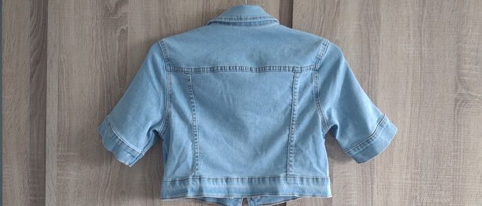 new jeans crop jacket size fit X's s