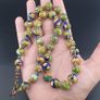 vintage venetian Style Gabri & MultiColor Glass Beads Necklace Image 9