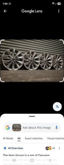 18" Genuine Scirocco Turbine Alloys