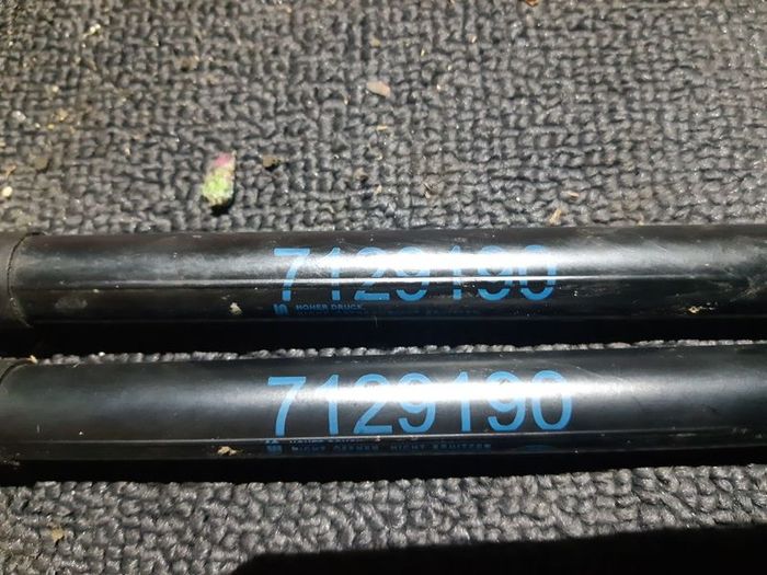 2010 BMW 320 Pair of Bonnet Gas Struts Stays 7129190