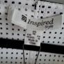 Inspired Style PU monochrome jacket Sz 16 UK - Bnwt Rrp 139.95 Image 3