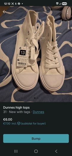 Bag of girls shoes