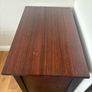 Dark wood chest of drawers and matching locker Image 3