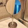 QUICK SALE (Moving Sale!): Double-Sided Vanity Makeup Mirror (3x Magnification) - Excellent Like-New Condition Image 2