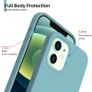 Liquid Silicone Case For iPhone 12 Mini Luxury Thin Soft Phone Cover New Cactus - FHT9IP12MLK Image 2