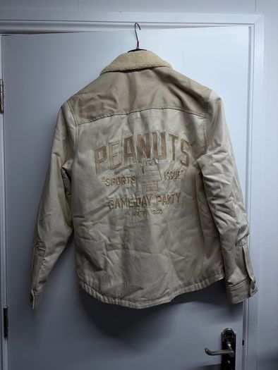 mens Zara x Peanuts denim jacket