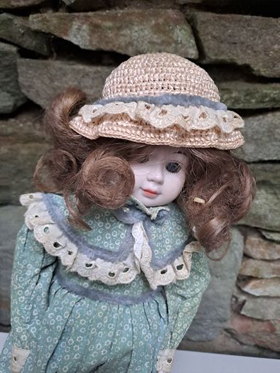 Vintage porcelain doll free