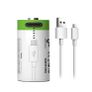 CR2 Rechargeable Li-ion Batteries 3.7V 300mAh USB-C Charging Cable 4 Pack Image 6