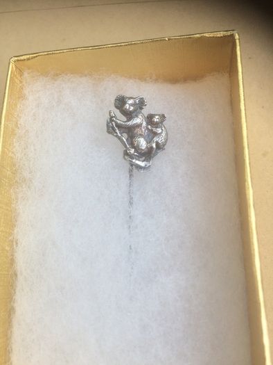 Sterling Silver Koala Pin