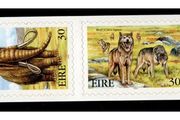 1999 Ireland Extinct Irish Animals (Mammoth, Giran Deer, Wolves &amp; Bear) self-Adhesive Commemorative Stamps Mint Never Hinged (MNH)