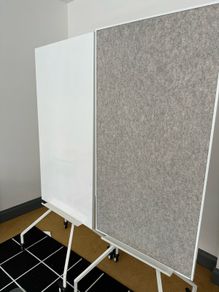 IKEA ELLOVEN Whiteboard / noticeboard with castors
