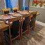 wood  table and chairs 6 chairs Image 7