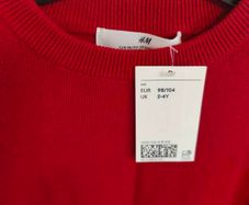 H&M kids cotton jumper 2/4 yo