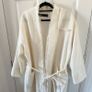 Zara Manteco Wool Ecru Robe Coat Image 7