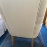 Gorgeous pair of handmade LINEN armchairs Image 4