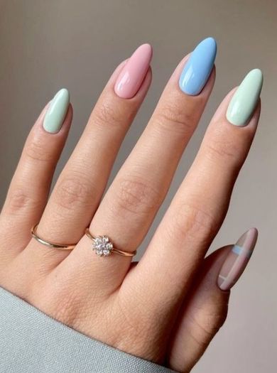 6 Colour Set Nail Semi Permanent Polish Gel 6 ml