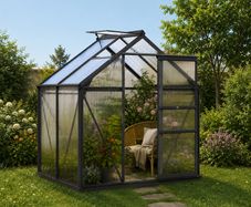 brand NEW Walk-in greenhouse with sliding door and window with aluminium frame