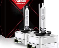 D3S 35W Xenon Bulb HID Replace Kit 12V Car Headlight Discharge Lamp 6000K White X-treme Light, 1 Pair