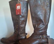 XTI Brown Ladies Boots BNWT Postage Cost Included