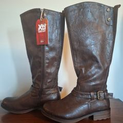 XTI Brown Ladies Boots BNWT Postage Cost Included
