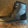 Colchester Black Leather & Suede Lace-Up Boots Image 3