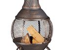 Removable  Fireplace Patio stove with mesh door