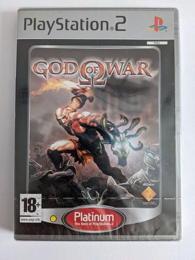 God of War PS2 (Platinum Version) New + Sealed PAL/ENG