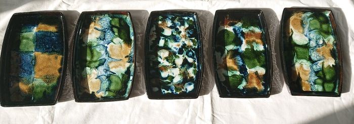 Vintage Rossa Irish Pottery Plate - Tapas/Serving Dish - 5 available