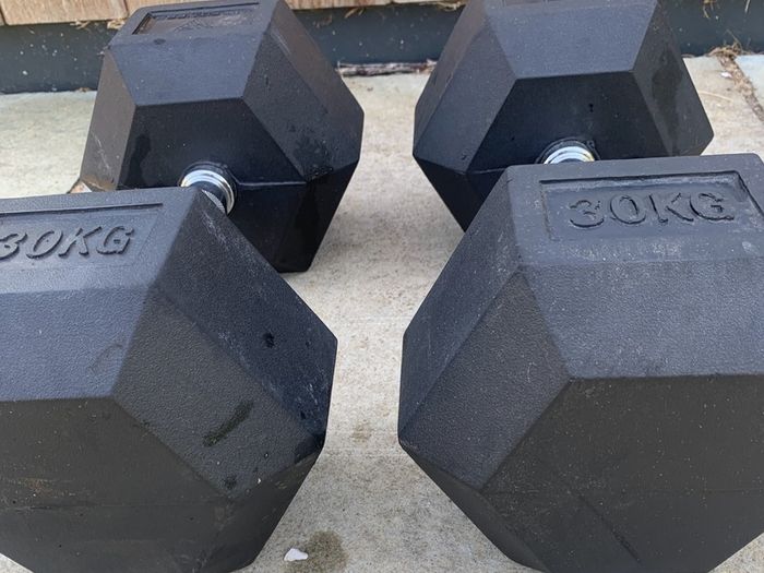 30kg Hex Dumbbells