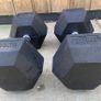 30kg Hex Dumbbells Image 2