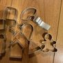 Set of assorted metal cookie cutters Image 2