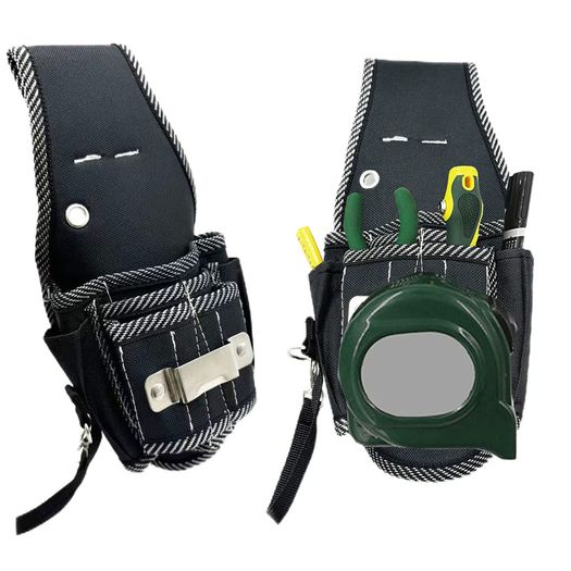 Tool Holders Insert Sheath Repair Waist Bag Electrician Simple Pocket Waist Hanging Tool Bag Portable Drill Holder Holst Pouch