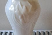 Belleek brown stamp bud vase