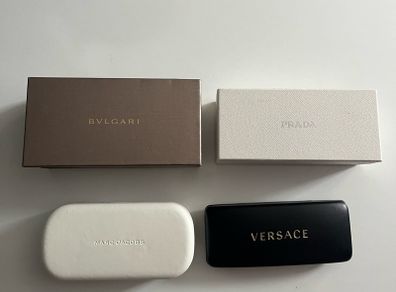 Prada Versace Bvlgari Marc jacobs Karl lagerfeld Sunglasses Genuine hard case box Brand new