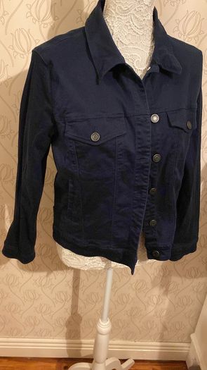 Navy denim jacket